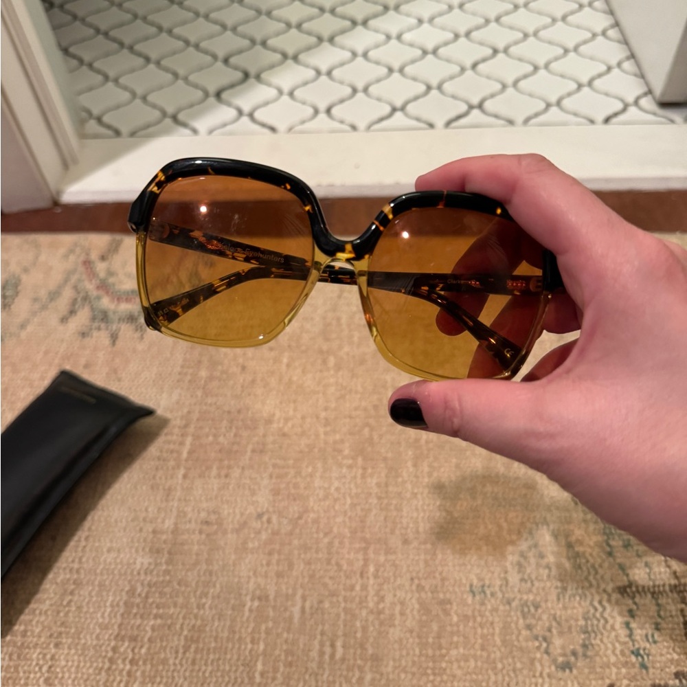 Kaleos oversized tortoiseshell sunglasses